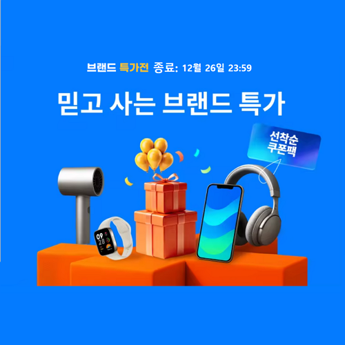 알리익스프레스 12월 브랜드 특가전