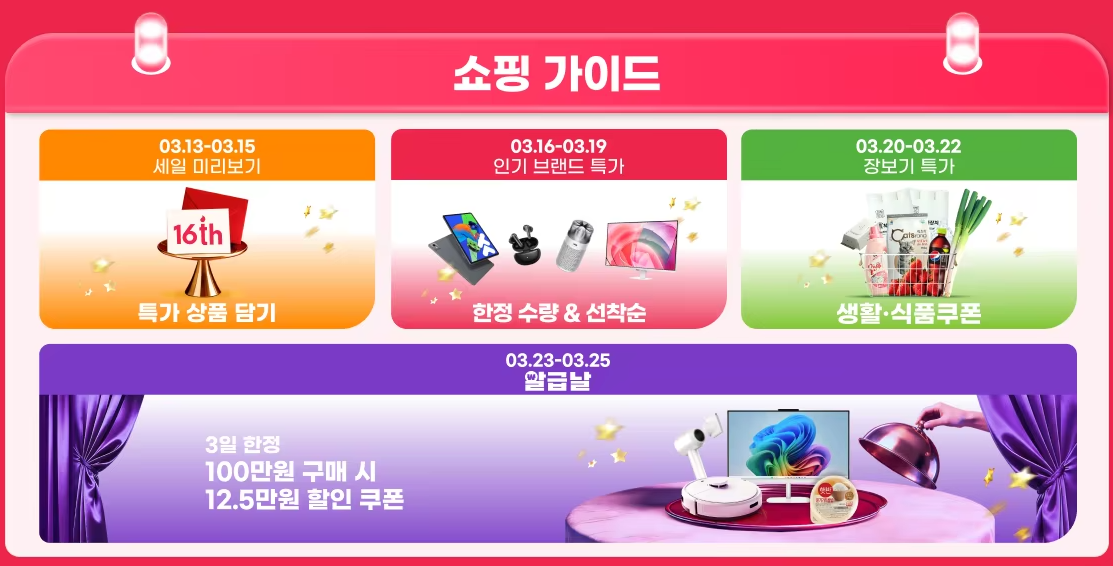 16주년 그랜드 세일 쇼핑 가이드