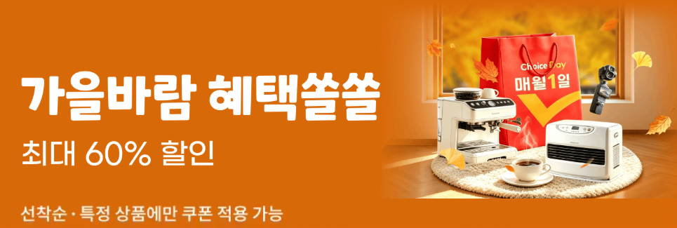 알리익스프레스 10월 초이스 데이